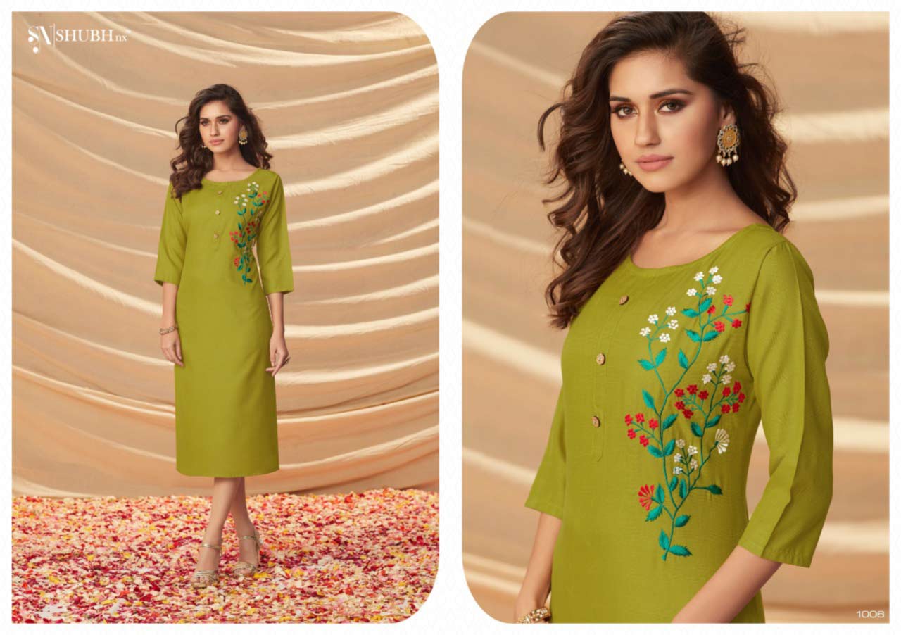 Shubh Nx Amyra Rooby Slub Kurti Manufacturer Shubh Nx Amyra Rooby Slub Kurti Manufacturer